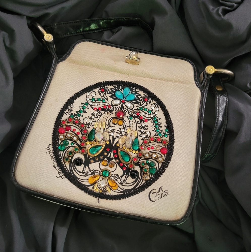 Unique Vintage Collins Leather And Canvas